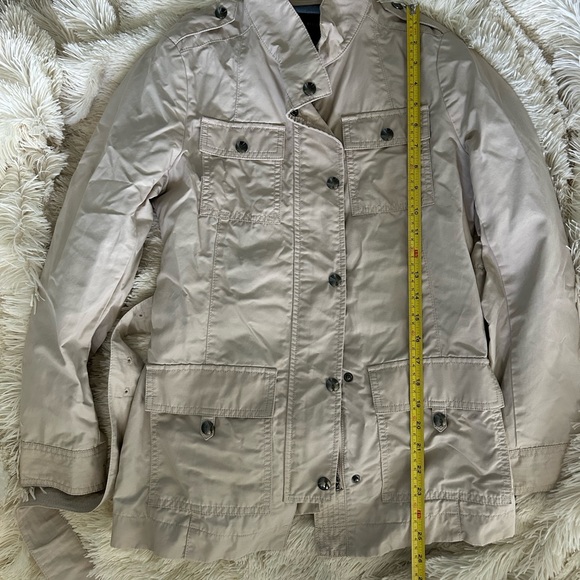 NWOT Banana Republic short belted trench / utility jacket - Picture 5 of 6